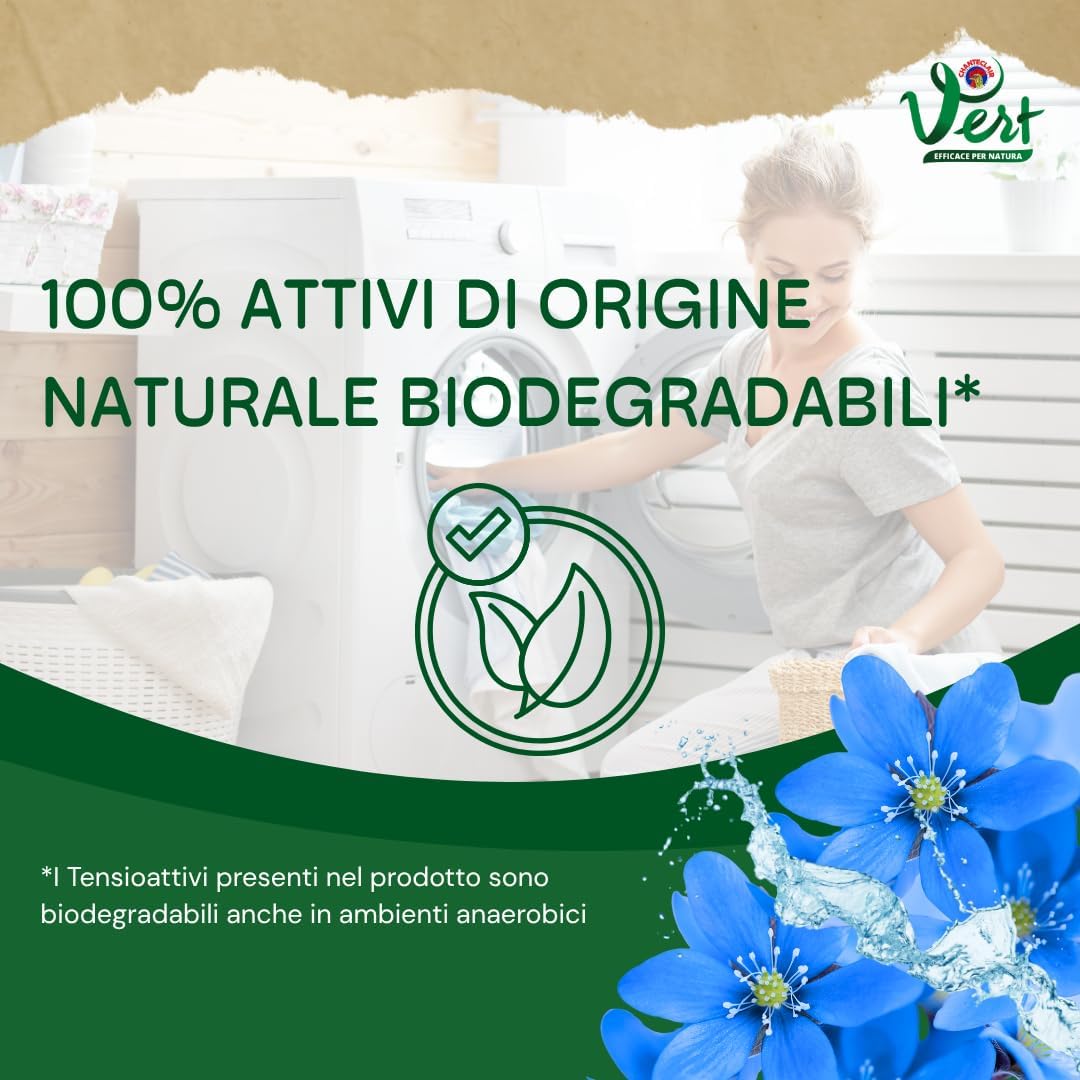 Кондиціонер концентрований пом’якшувач Chanteclair Vert з ароматом Ранкова роса (60 прань), 1,2 л