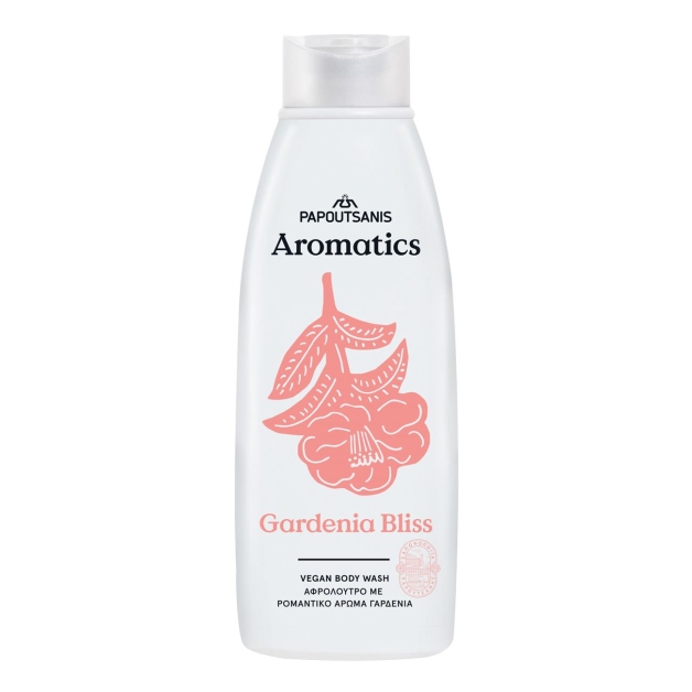 Гель для душу Aromatics Papoutsanis Гарденія VEGAN BODY WASH GARDENIA BLIS, 650 мл
