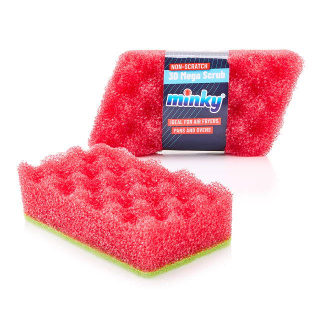 Губка для чищення мегаскраб Minky 3D Mega Scrub