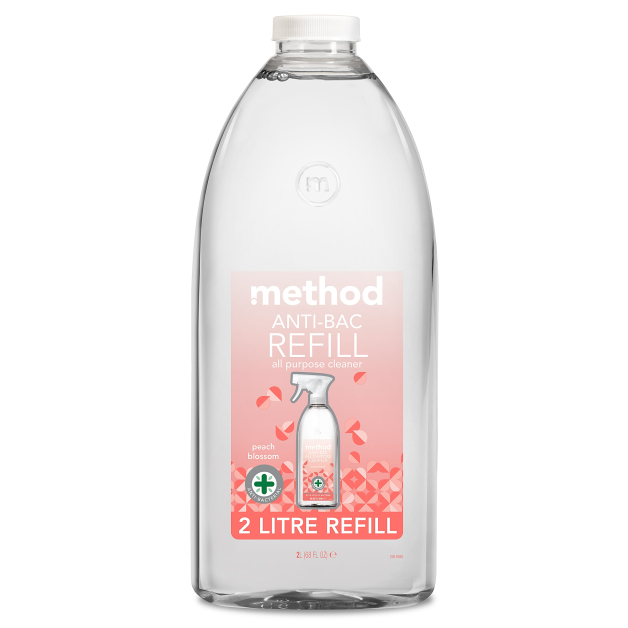 ЗАПАСКА антибактеріальний миючий засіб Method anti-bac all purpose cleaner - peach blossom, 2 л 