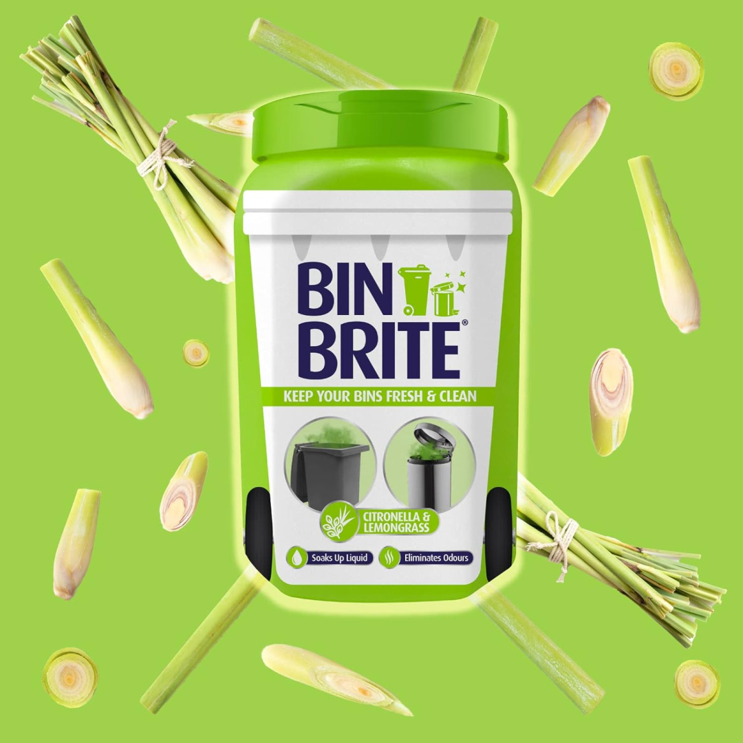 Нейтралізатор запаху для смітників Bin Brite Цитронела та лемонграс, 500 г