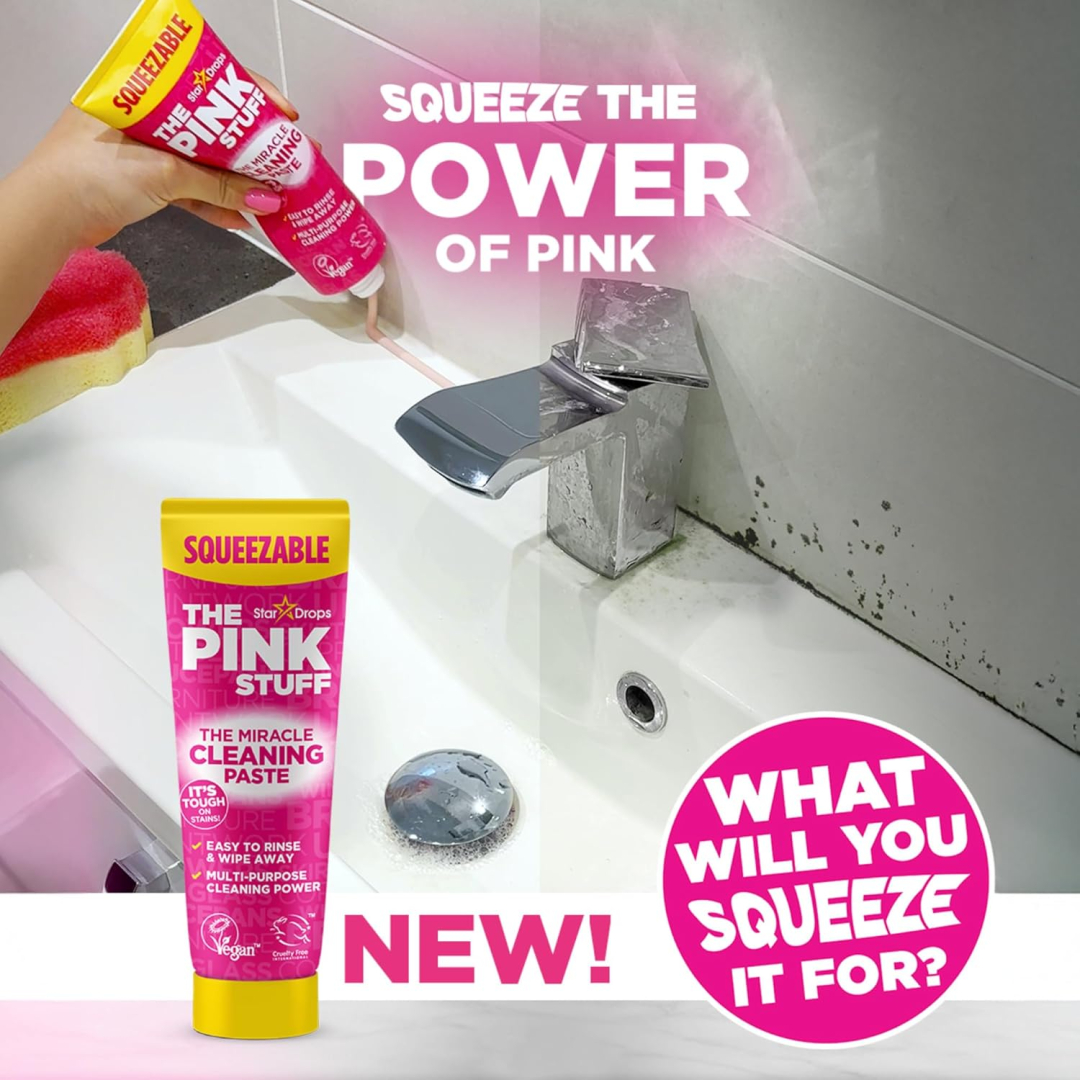 Чистяча паста універсальна The Pink Stuff The Miracle Squeezable Cleaning Paste, 300 г