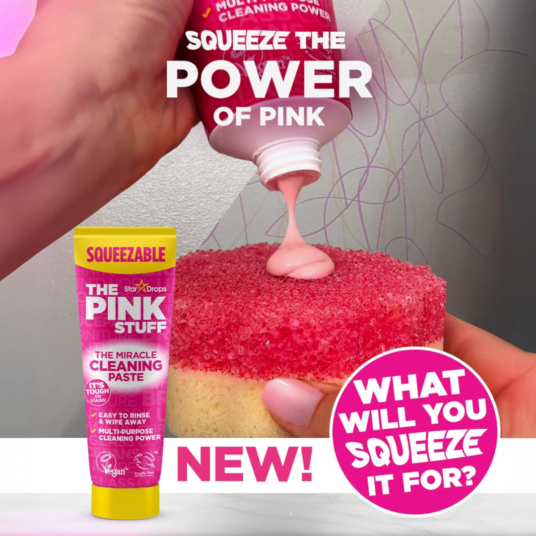Чистяча паста універсальна The Pink Stuff The Miracle Squeezable Cleaning Paste, 300 г