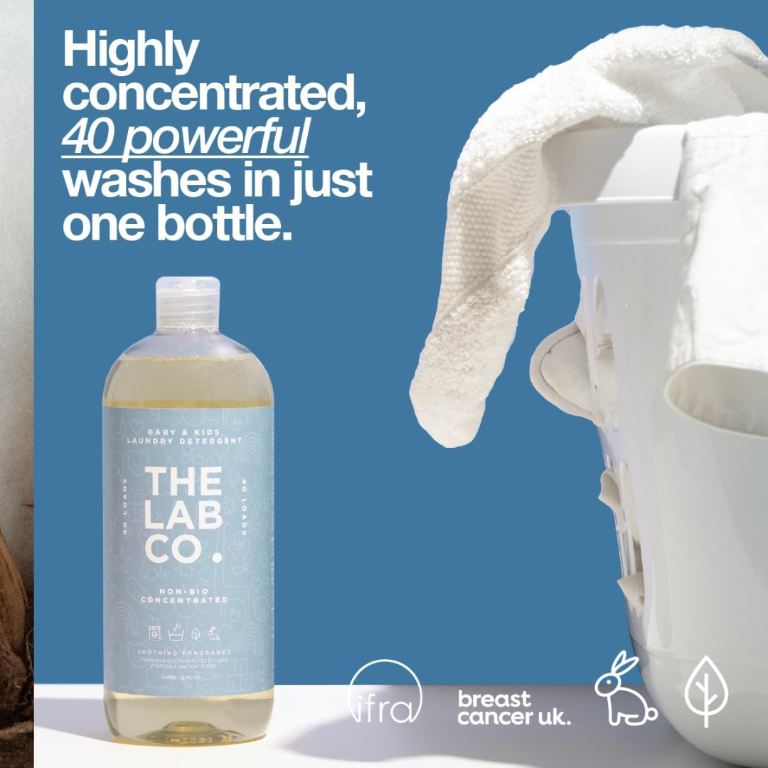 Рідкий пральний засіб для дитячих речей The Lab Co. Baby Laundry Detergent (40 прання), 1 л