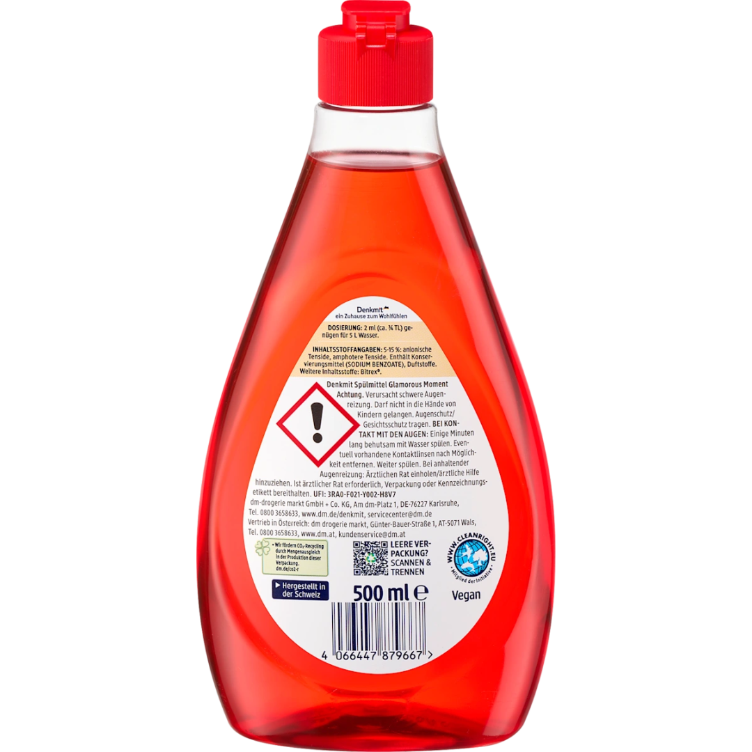 Засіб для миття посуду Denkmit Glamorous Moment, 500 мл