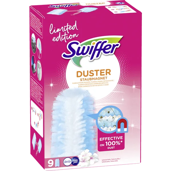 Змінні насадки для щітки від пилу Swiffer з ароматом квітів, 9 шт