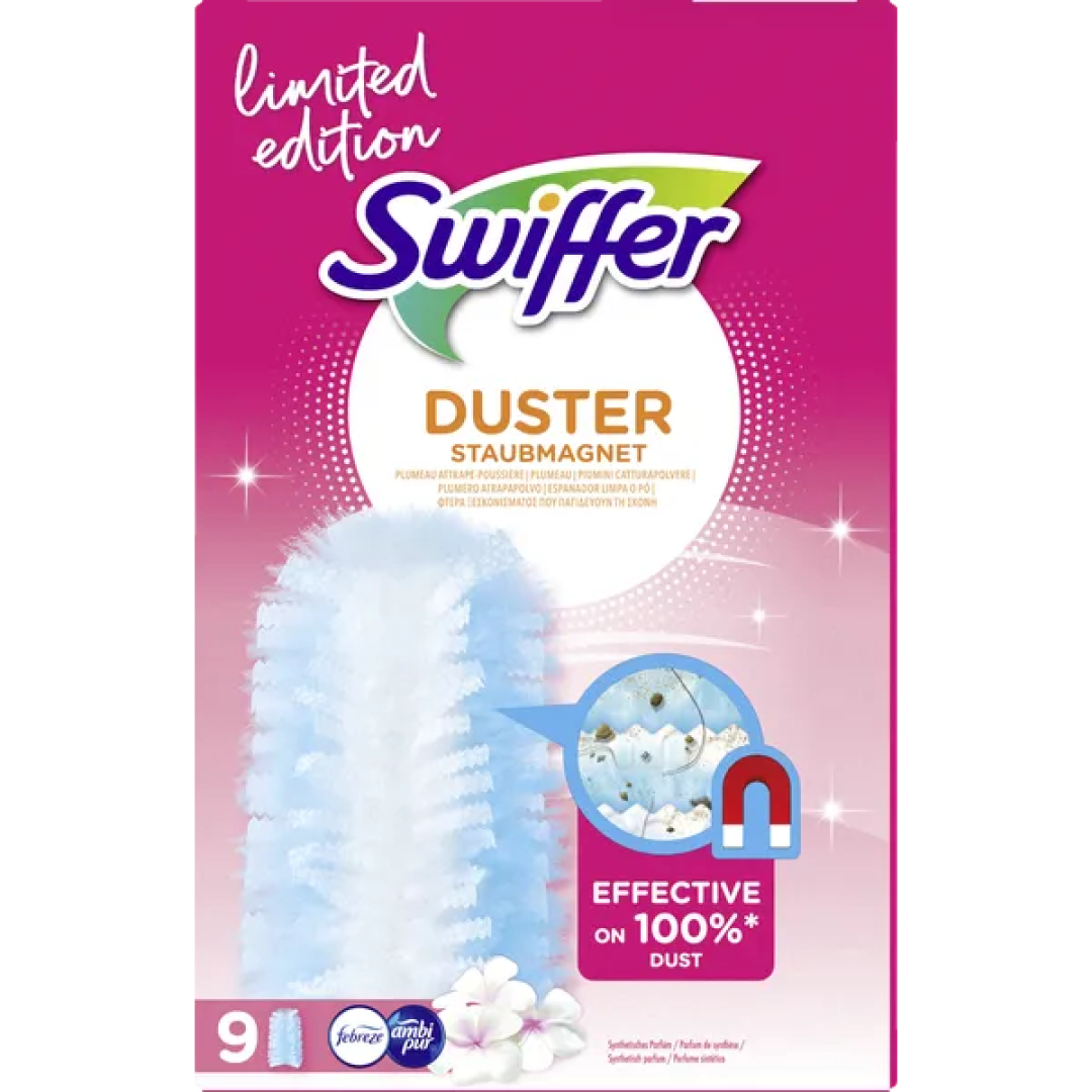 Змінні насадки для щітки від пилу Swiffer з ароматом квітів, 9 шт