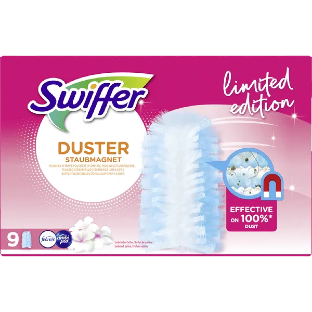 Змінні насадки для щітки від пилу Swiffer з ароматом квітів, 9 шт