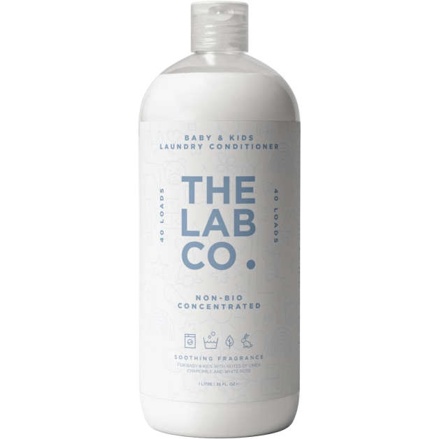 Кондиціонер та пом'якшувач для дитячої білизни The Lab Co. Baby Soothing Fabric Conditioner (40 прань), 1 л