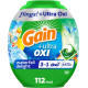 Капсули для прання Gain ultra oxi febreze, 112 шт