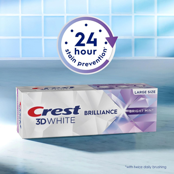 Зубна паста Crest 3D White Brilliance Bright Mint, 121 г