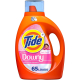Гель для прання Tide Plus Boost of Ultra Downy Liquid Laundry Detergent, April Fresh Scent (65 прань), 2,72 л