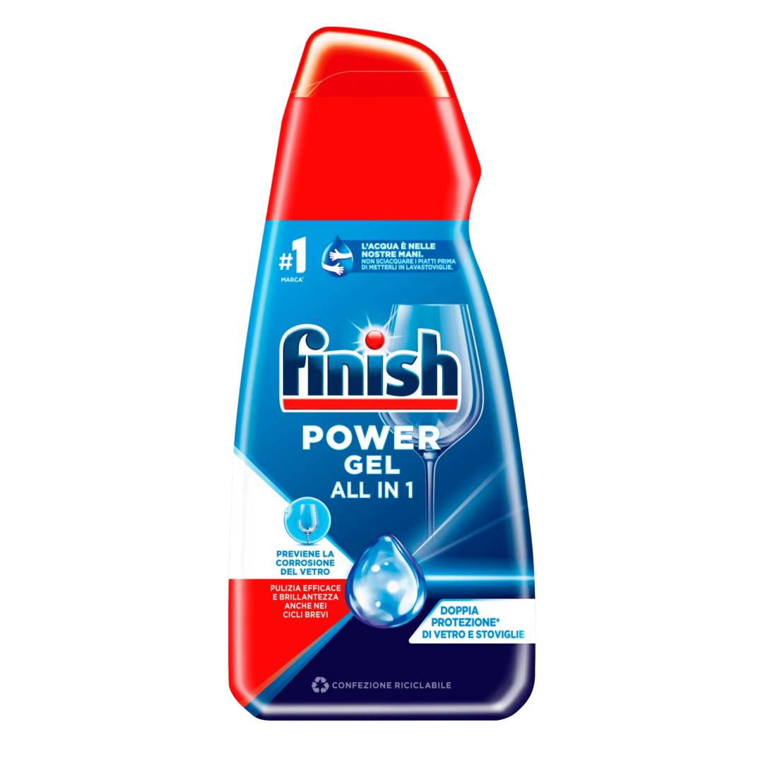 Гель для миття посуду в посудомийній машині FINISH Power Gel All In One, 600 мл
