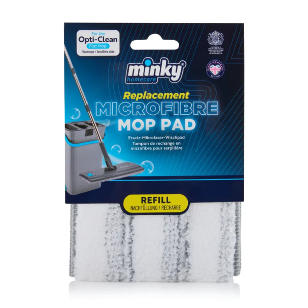 Запаска на швабру Minky Opti-Clean Flat Mop Refill, 1 шт