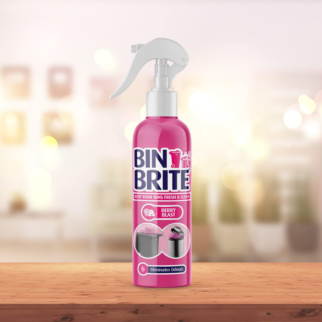 Спрей-нейтралізатор запахів Bin Brite для сміттєвих баків, ягідний аромат, 400 мл
