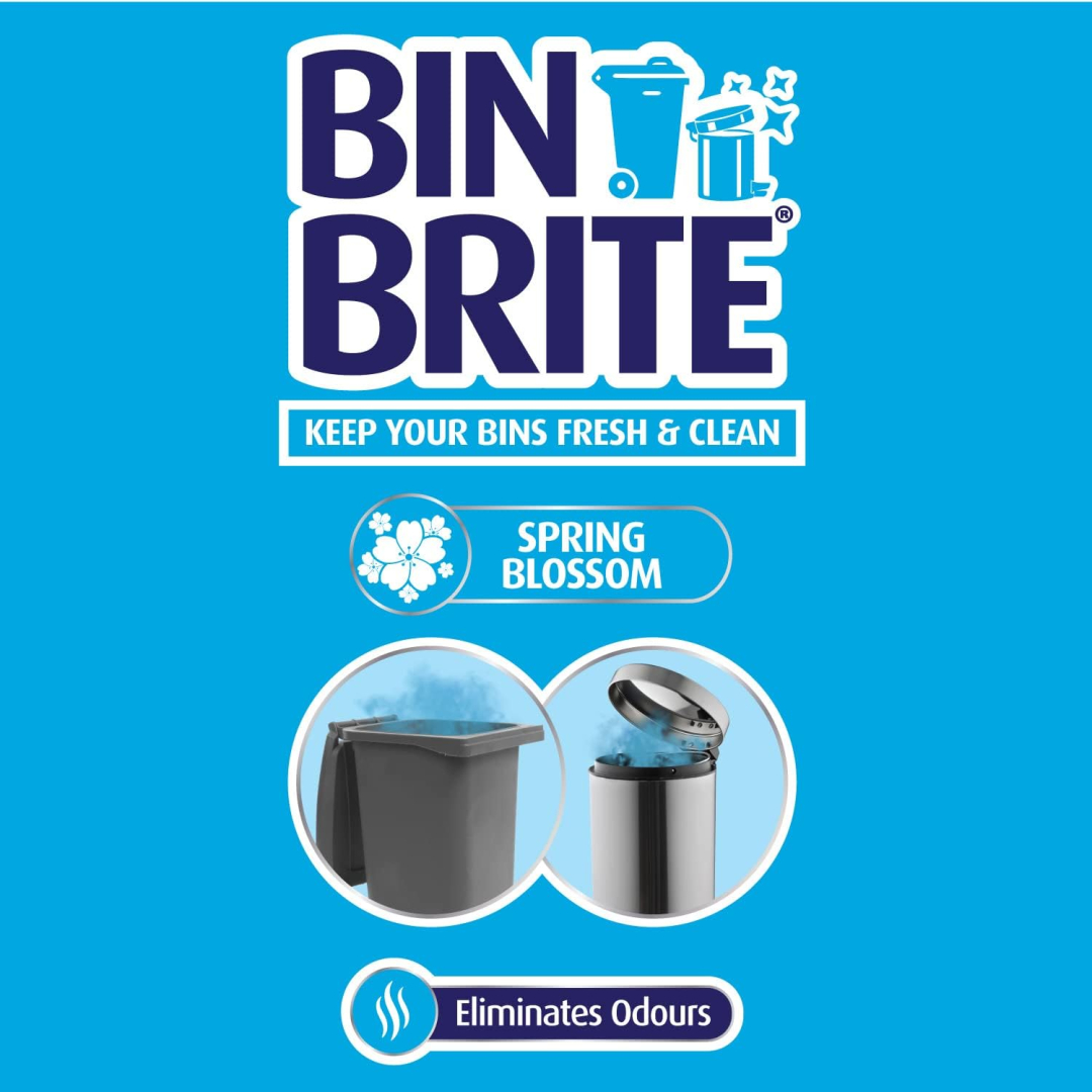 Спрей-нейтралізатор запахів Bin Brite для сміттєвих баків, весняне цвітіння, 400 мл