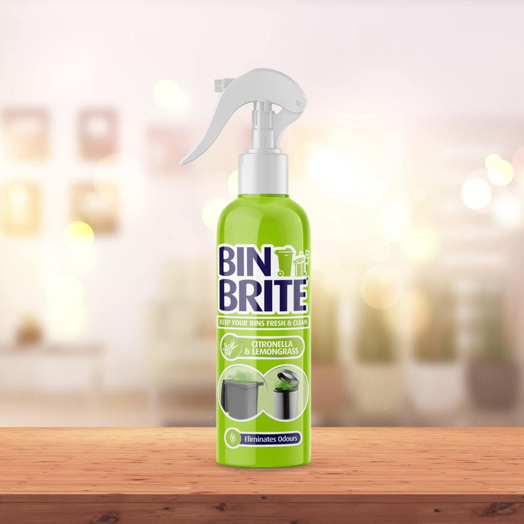 Спрей-нейтралізатор запахів Bin Brite для сміттєвих баків, Цитронела та лемонграс, 400 мл