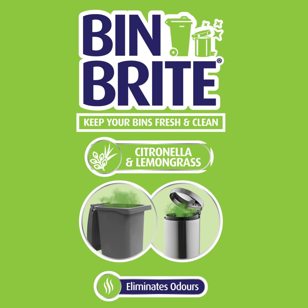 Спрей-нейтралізатор запахів Bin Brite для сміттєвих баків, Цитронела та лемонграс, 400 мл