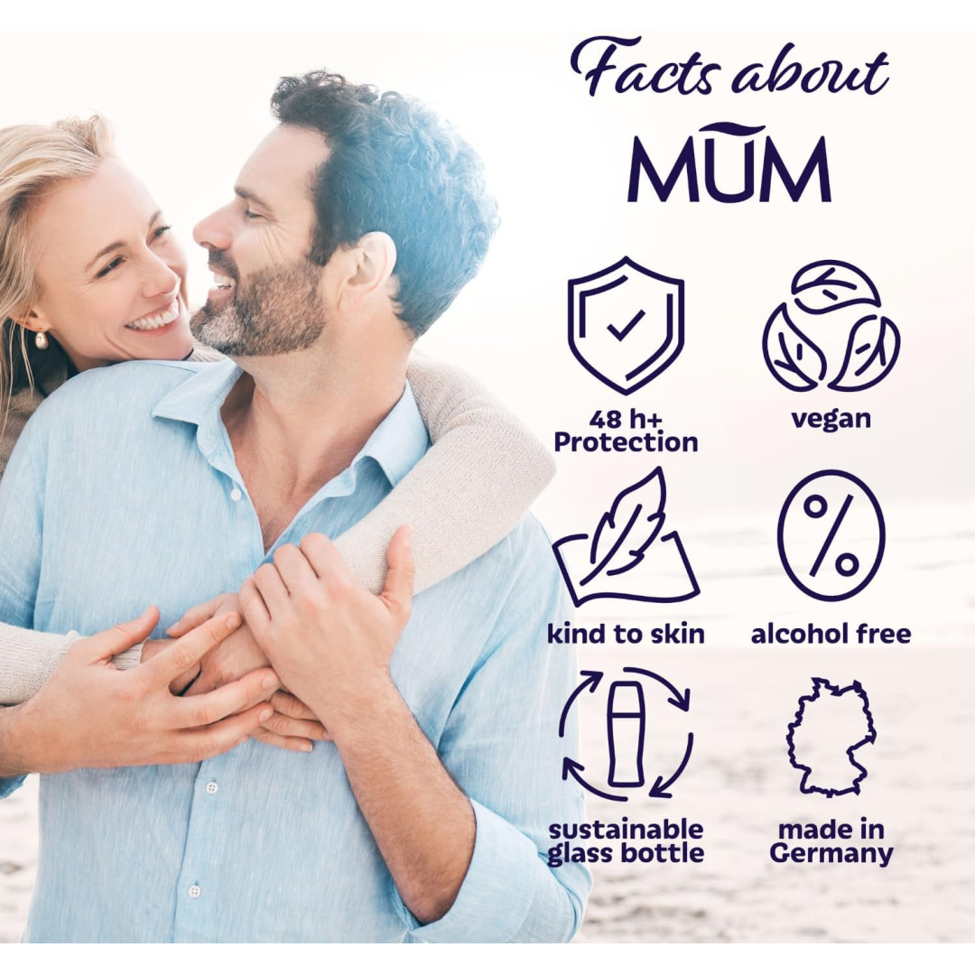 Кульковий дезодорант-антиперспірант Mum Mum Brisa Fresh аромат свіжого бризу, скляна пляшка, 50 мл
