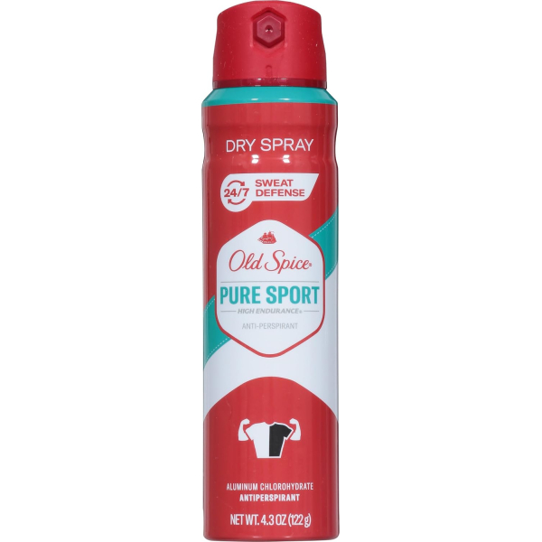 Антиперспірант - дезодорант Old Spice Pure Sport Dry Spray, 122 г