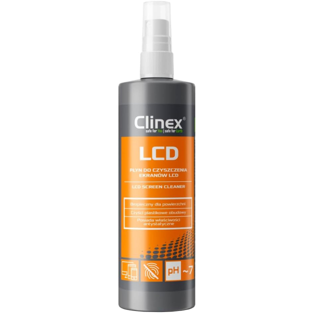 Спрей для очищення екранів всіх типів Clinex LCD, 200 мл
