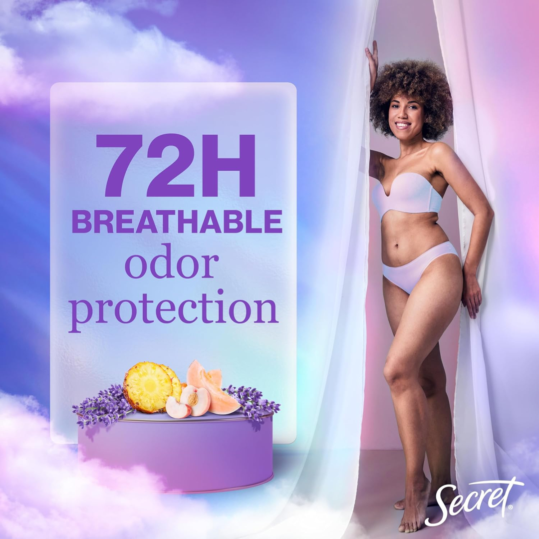 Дезодорант-антиперспірант для жінок Secret Relaxing Lavender прозорий гель з ароматом лаванди, 73 г