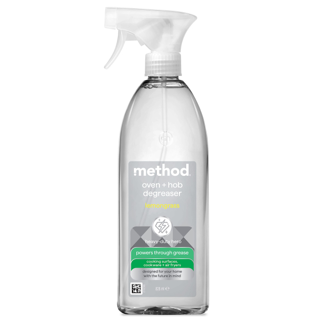 Знежирювач для духовки та варильної плити Method oven + hob degreaser - lemongrass, 828 мл