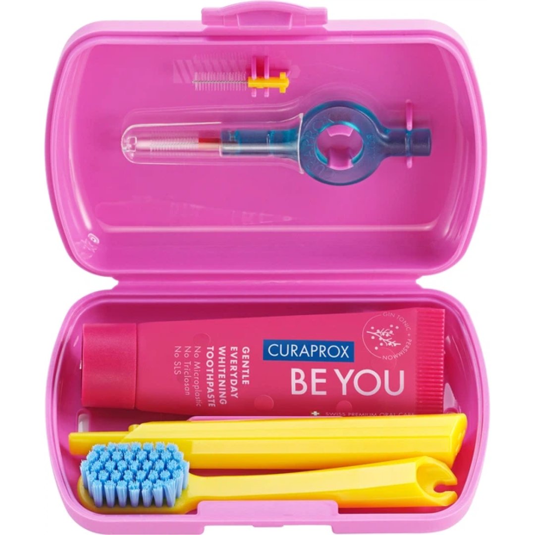 Набір дорожній гігієнічний Curaprox Be You Pink
