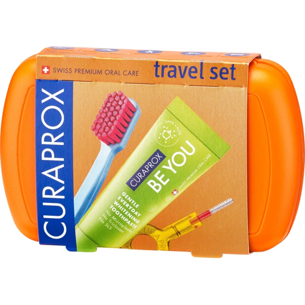 Набір дорожній гігієнічний Curaprox Be You Orange