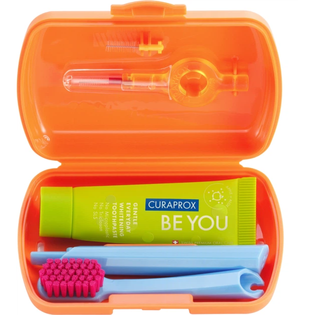 Набір дорожній гігієнічний Curaprox Be You Orange