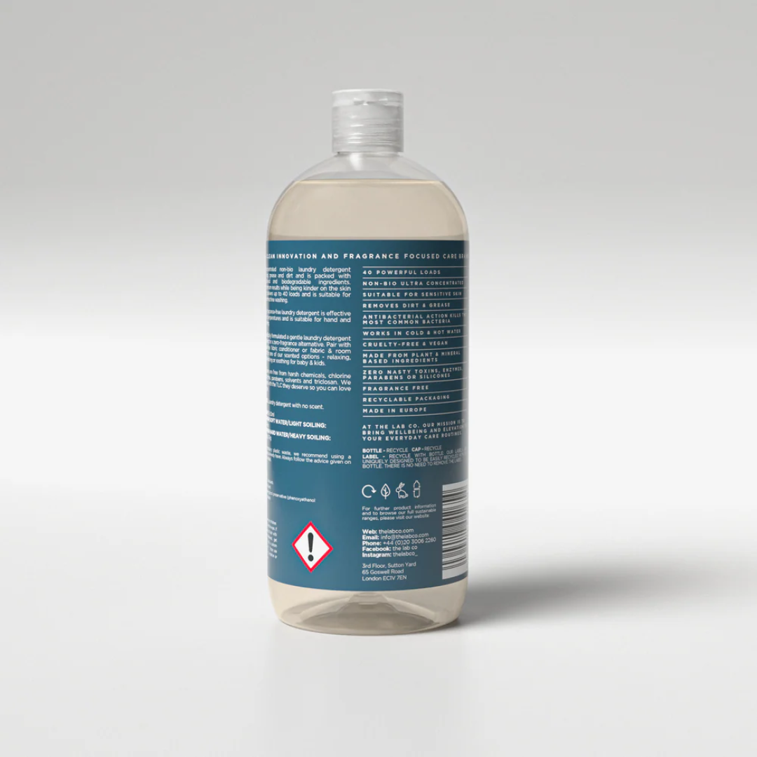 Рідкий засіб для прання без аромату The Lab Co. Everyday Laundry Detergent Fragrance Free, 1 л