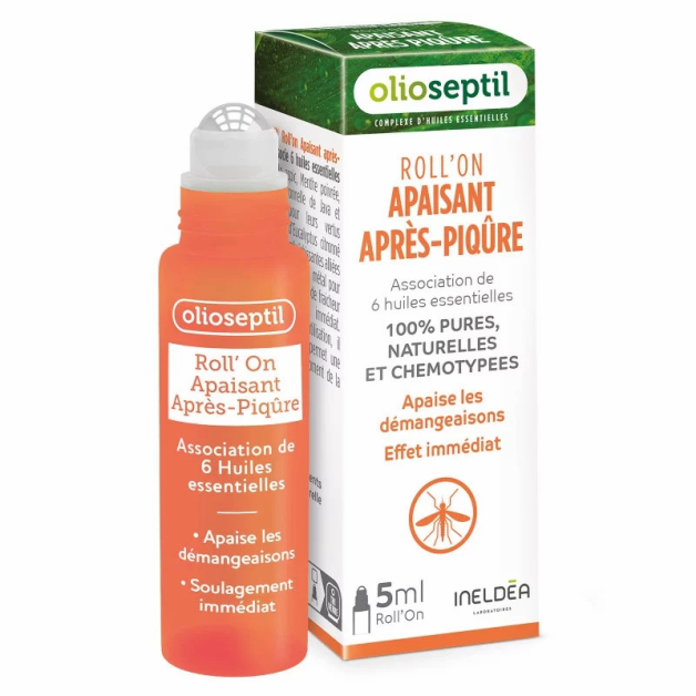 Ролер заспокоюючий після укусів комарів Olioseptil ROLL-ON APAISANT APRES-PIQURE, 5 мл