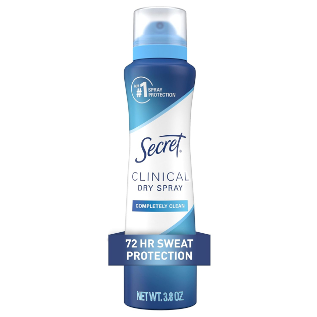 Дезодорант-антиперспірант для жінок Secret Clinical Dry Spray Antiperspirant Completely Clean, 107 г