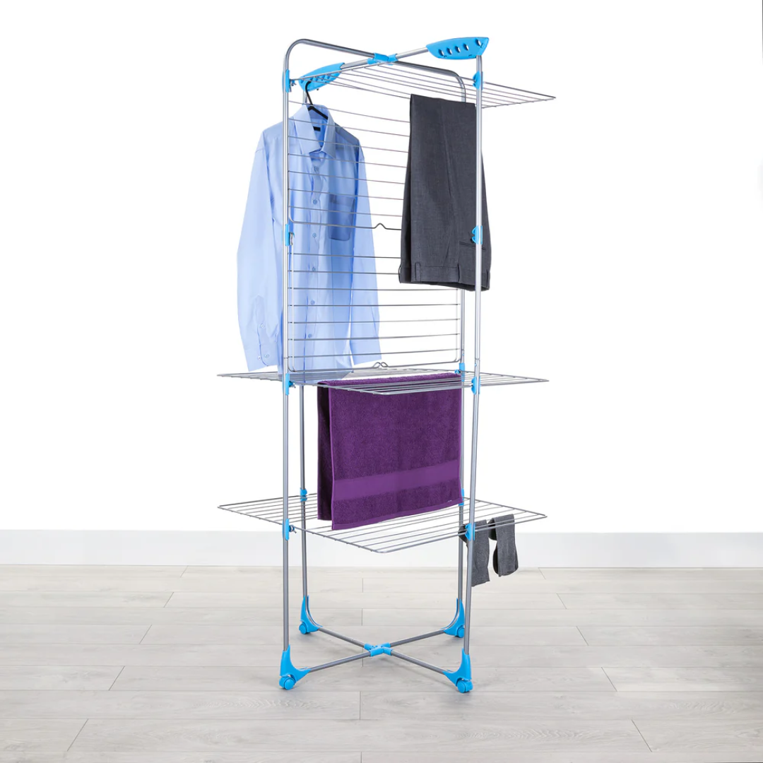 Сушарка для одягу на колесиках 40 м Minky Tower Clothes Airer