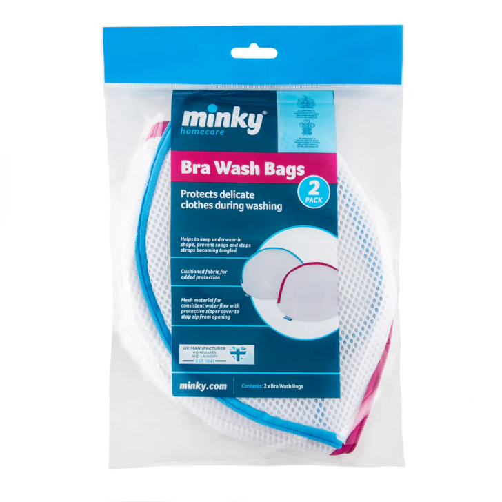 Мішок для прання бюстгалтерів Minky Bra Wash Bag 2 шт в упаковці