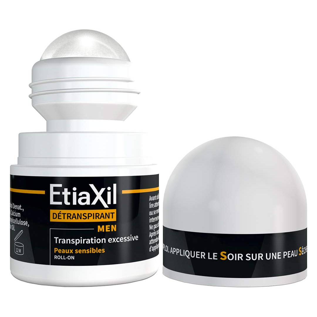 Антиперспірант чоловічий для чутливої шкіри тривалої дії Etiaxil Men Sensitive Roll-on, 15 мл