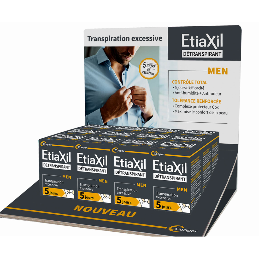 Антиперспірант чоловічий для чутливої шкіри тривалої дії Etiaxil Men Sensitive Roll-on, 15 мл
