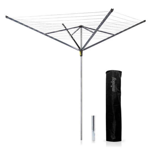 Роторна сушарка для вулиці Minky Heavy Duty 50m 4 Arm Rotary Washing Line