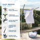 Роторна сушарка для вулиці Minky Heavy Duty 50m 4 Arm Rotary Washing Line