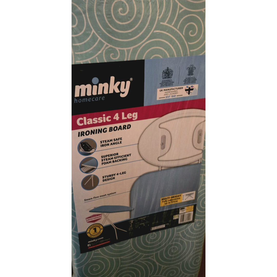 Дошка для прасування класична Minky Classic 4 leg Ironing Board SILVER