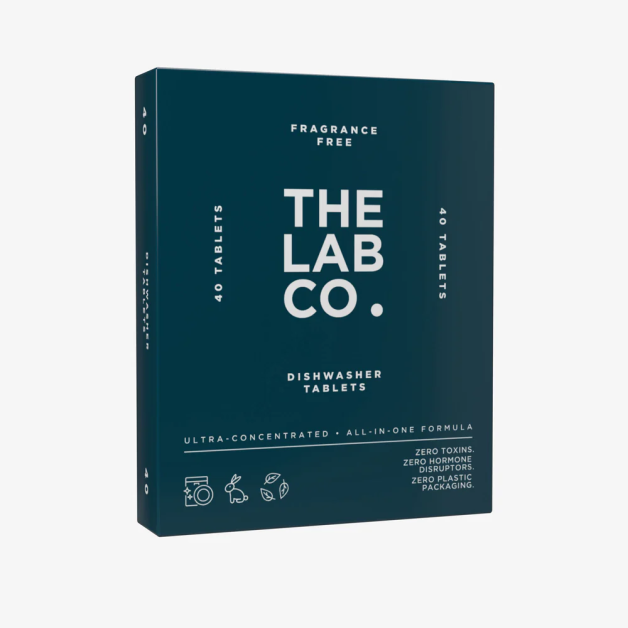 Таблетки для посудомийних машин без аромату The Lab Co. Fragrance Free Dishwasher Tablets, 40 шт