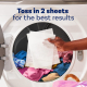 Серветки для сушильних машин Downy Fabric Softener Dryer Sheets April Fresh Травнева свіжість, 160 шт