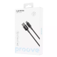 Кабель зарядний Proove USB to Type-C  Flex Metal 3A 1м