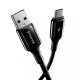 Кабель зарядний Proove USB to Type-C  Flex Metal 3A 1м