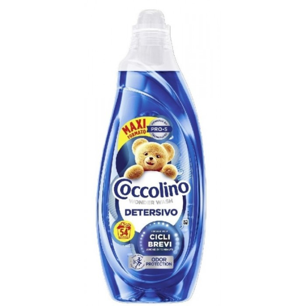 Гель для прання для спортивного одягу Coccolino Detersivo lavatrice Wonder Wash Odor Protection (54 прань), 2160 мл