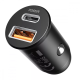Зарядний пристрій в прикурювач Proove Tiny Power Pro 65W (USB + Type-C)