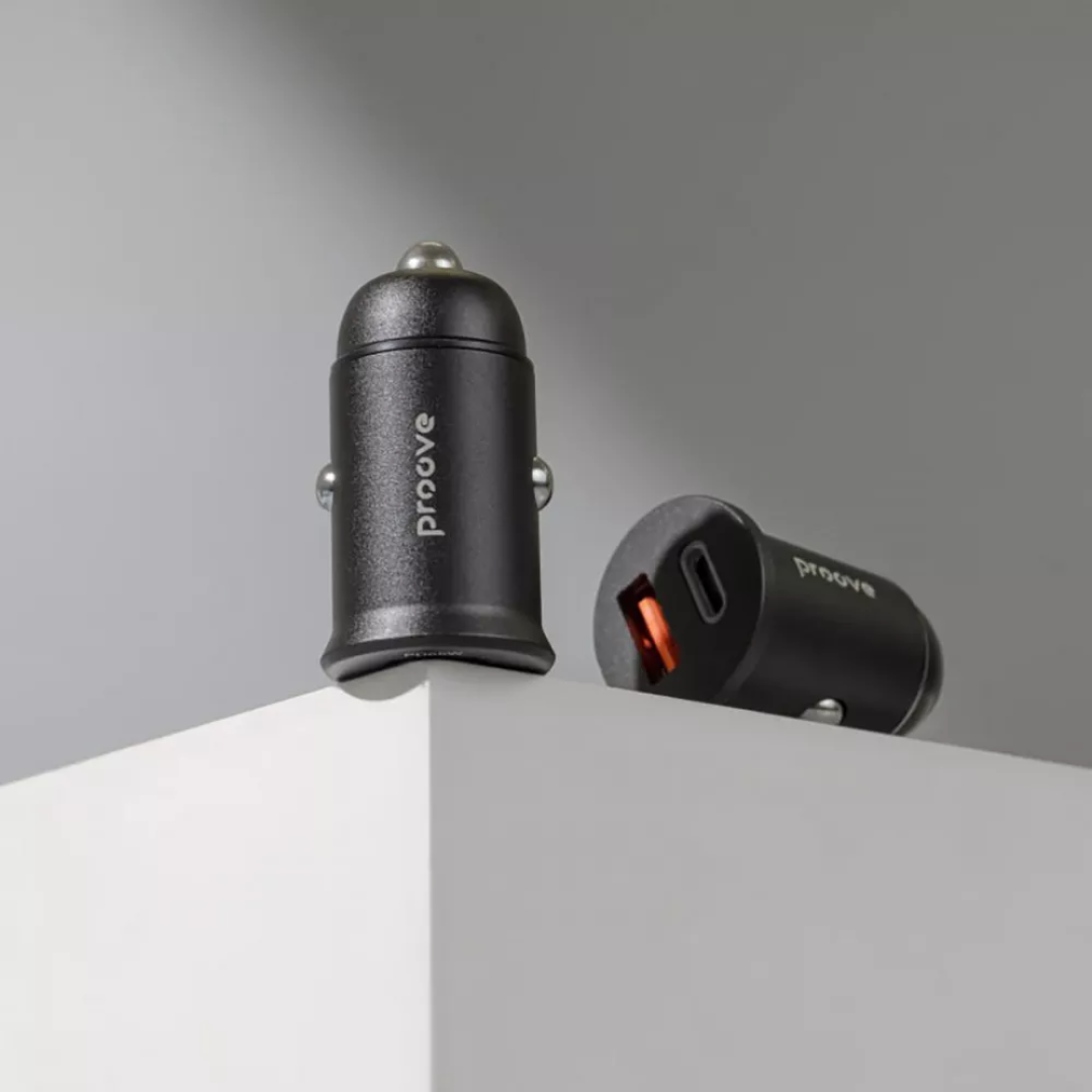Зарядний пристрій в прикурювач Proove Tiny Power Pro 65W (USB + Type-C)