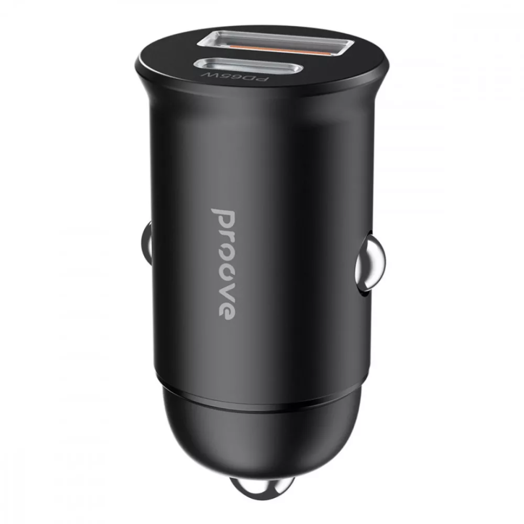 Зарядний пристрій в прикурювач Proove Tiny Power Pro 65W (USB + Type-C)