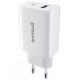 Зарядний пристрий Proove Rapid 20W PD швидка зарядка (Type-C + USB)
