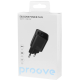 Мережевий зарядний пристрій Proove Silicone Power Plus 20W Type-C + USB Black